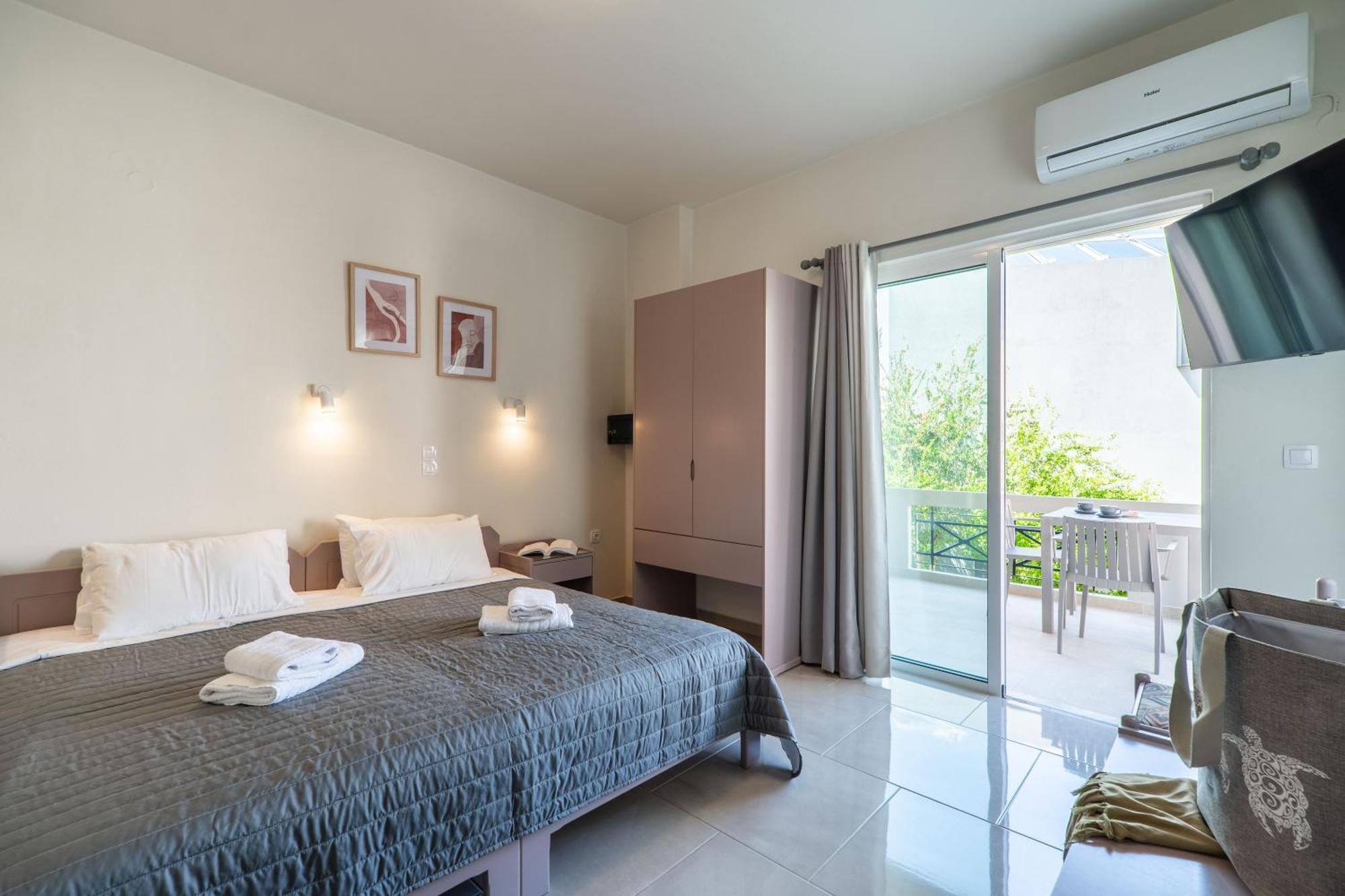 Manos Beachside Apartments Agia Marina  Bilik gambar