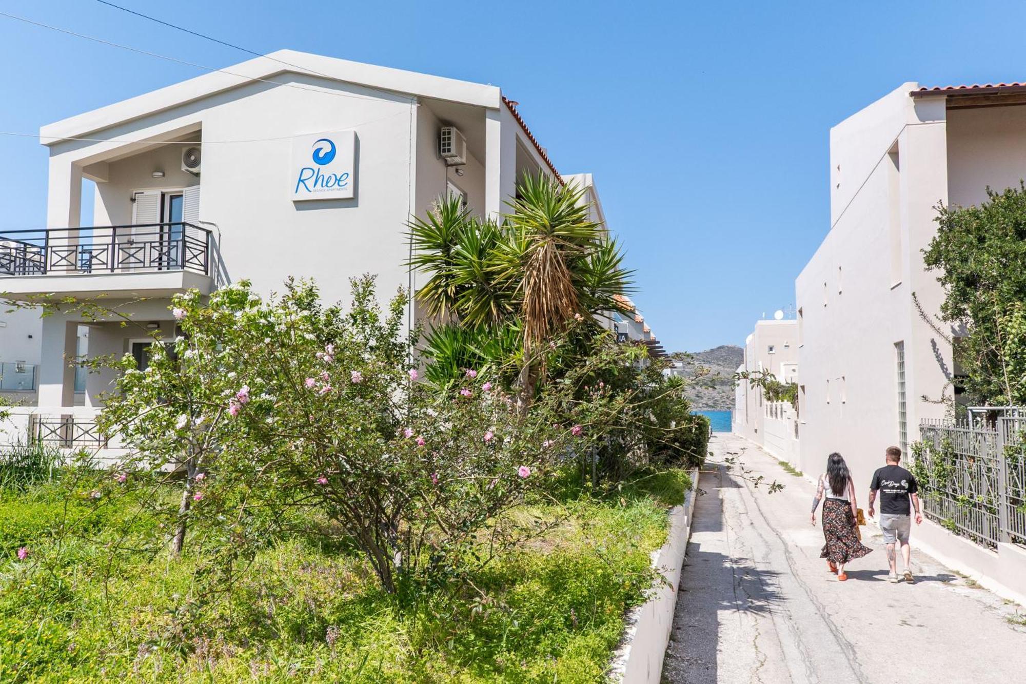 Manos Beachside Apartments Agia Marina  Luaran gambar